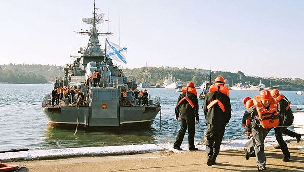 La fragata rusa Pitlivi - Sputnik Mundo