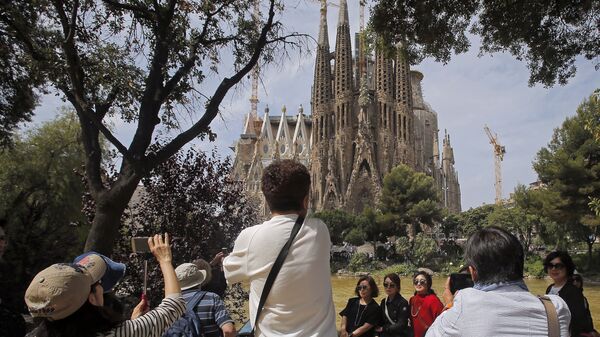 Turistas en España (archivo) - Sputnik Mundo