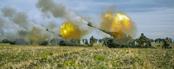 Militares del Ejército Nacional de Moldavia durante los ejercicios militares en Bulboaca - Sputnik Mundo