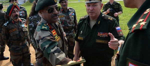 Las maniobras ruso-indias Indra (archivo) - Sputnik Mundo