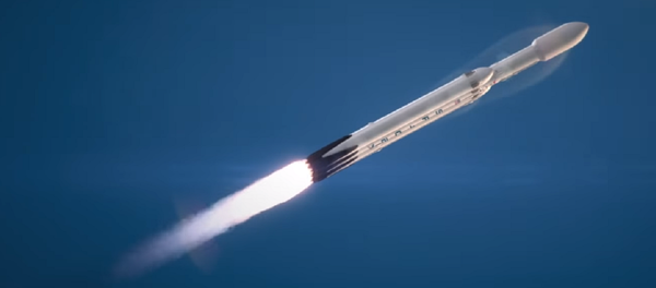 El cohete portador Falcon Heavy - Sputnik Mundo