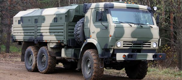 Un Kamaz 5350 (imagen referencial) Un Kamaz 5350 (imagen referencial) - Sputnik Mundo