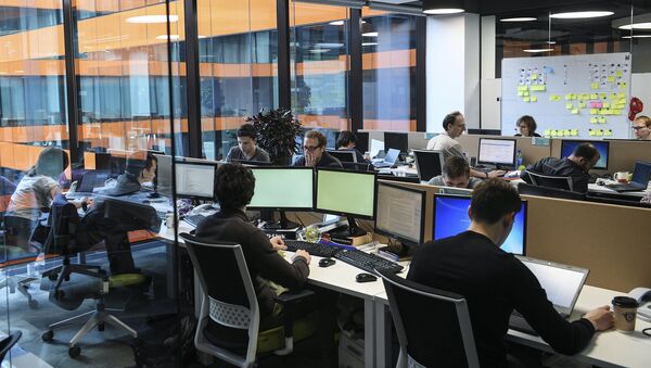 La oficina del banco estatal ruso Sberbank - Sputnik Mundo