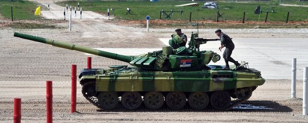 Tanque serbio en los Juegos Militares Internacionales Army Games 2017 - Sputnik Mundo