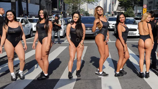 Las finalistas del concurso de belleza anual Miss BumBum - Sputnik Mundo