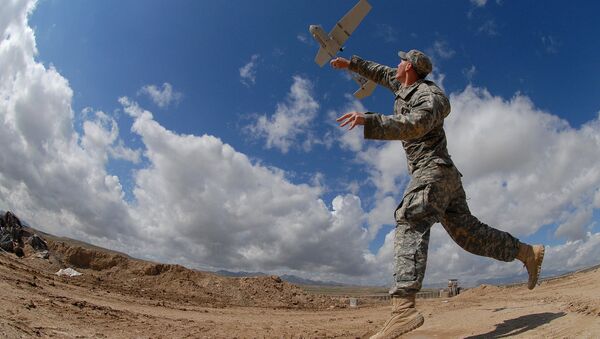 Dron estadounidense Raven - Sputnik Mundo