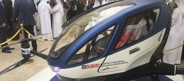 Vehículo no tripulado volador Ehang 184 - Sputnik Mundo