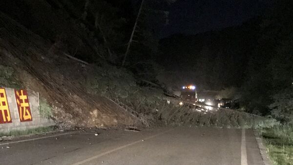 Consecuencias del terremoto en China - Sputnik Mundo