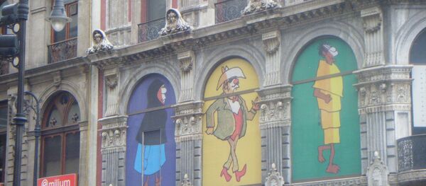 Personajes de Rius en el Museo del Estanquillo de la Ciudad de México (archivo) - Sputnik Mundo