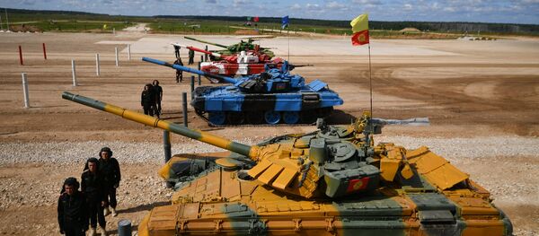 Juegos Militares Internacionales Army Games 2017, Biatlón de tanques (archivo) - Sputnik Mundo