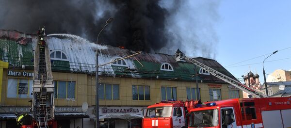 Incendio en Moscú Incendio en Moscú - Sputnik Mundo