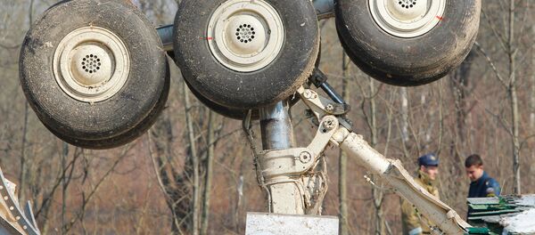 El lugar del siniestro del Tu-154M del presidente polaco Lech Kaczynski - Sputnik Mundo