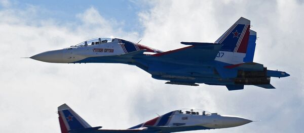 El caza Su-30 (archivo) - Sputnik Mundo