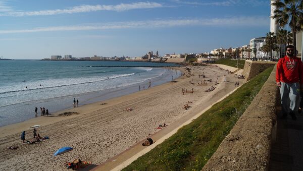Una playa de Cádiz - Sputnik Mundo