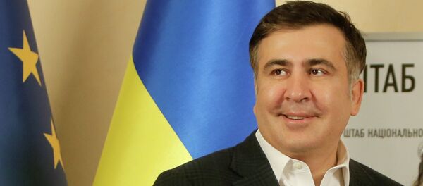 Former Georgian president Mikhail Saakashvili Former Georgian president Mikhail Saakashvili - Sputnik Mundo