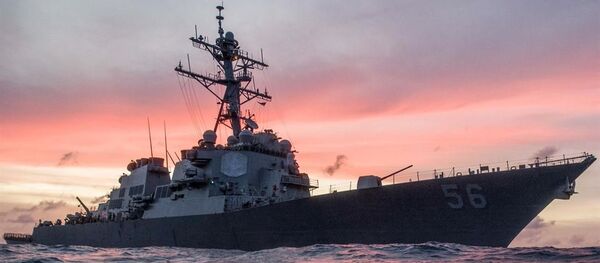 Un destructor USS John S. McCain - Sputnik Mundo