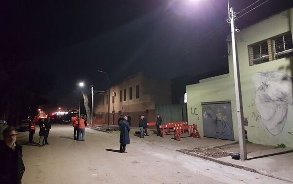 Instalación de luminarias de Incotex Electronic Group en el marco de un proyecto piloto en Montevideo. - Sputnik Mundo