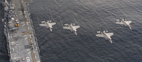 Los cazas estadounidenses F-35B - Sputnik Mundo