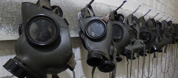 Máscaras antigás (archivo) - Sputnik Mundo