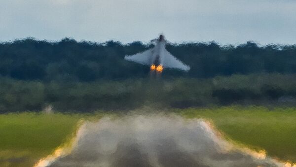 Caza estadounidense F-18 (archivo) - Sputnik Mundo