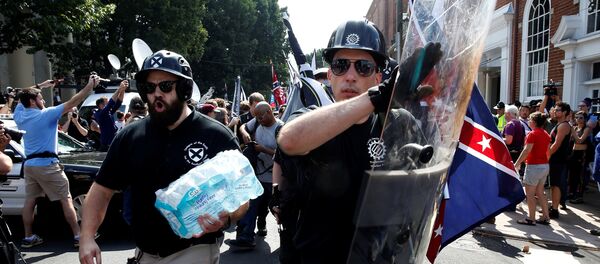 Manifestación ultraderechista en Charlottesville, EEUU - Sputnik Mundo