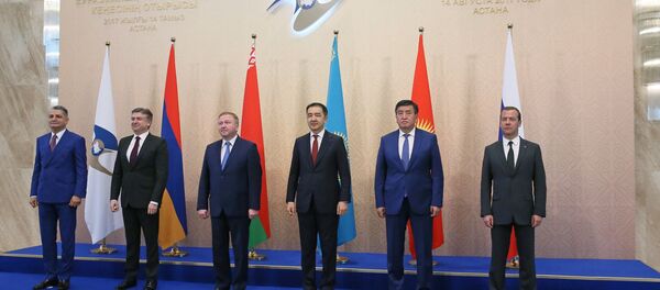 Reunión del Consejo Intergubernamental de la Unión Económica Euroasiática - Sputnik Mundo