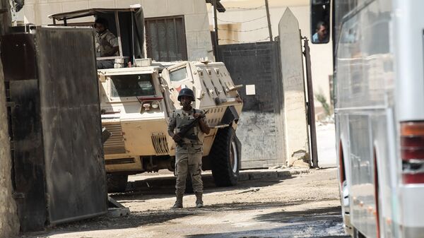 Un guardia de las fuerzas de seguridad de Egipto (imagen referencial) - Sputnik Mundo