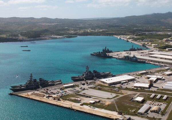 Una base estadounidense en la isla de Guam Una base estadounidense en la isla de Guam - Sputnik Mundo