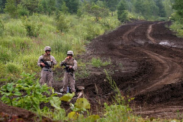 Los efectivos de la Infantería de Marina de EEUU toman parte en el simulacro en Hokkaido - Sputnik Mundo