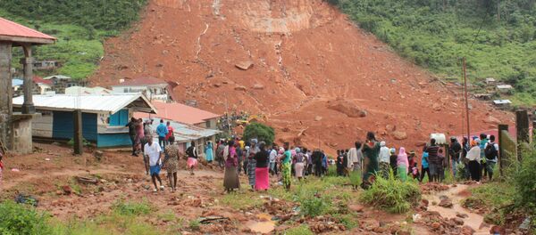 Consecuencias de un deslave en Sierra Leona - Sputnik Mundo