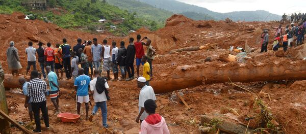Consecuencias de un deslave en Sierra Leona - Sputnik Mundo