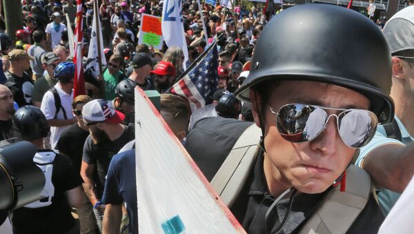 Manifestación ultraderechista en Charlottesville, EEUU - Sputnik Mundo