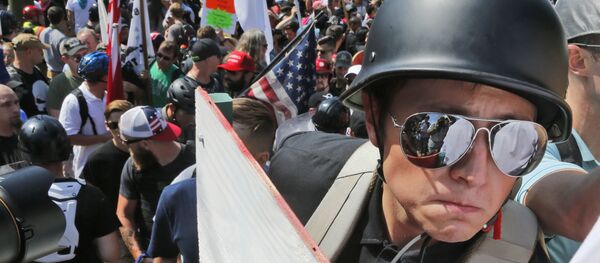 Manifestación ultraderechista en Charlottesville, EEUU - Sputnik Mundo
