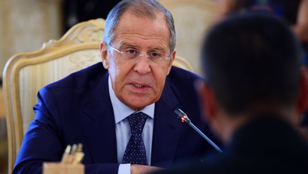 Встреча глав МИД РФ и Боливии С. Лаврова и Ф. Уанакуни Мамани Встреча глав МИД РФ и Боливии С. Лаврова и Ф. Уанакуни Мамани - Sputnik Mundo
