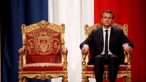 Emmanuel Macron, presidente de Francia - Sputnik Mundo