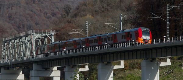 Tren de alta velocidad en Sochi - Sputnik Mundo