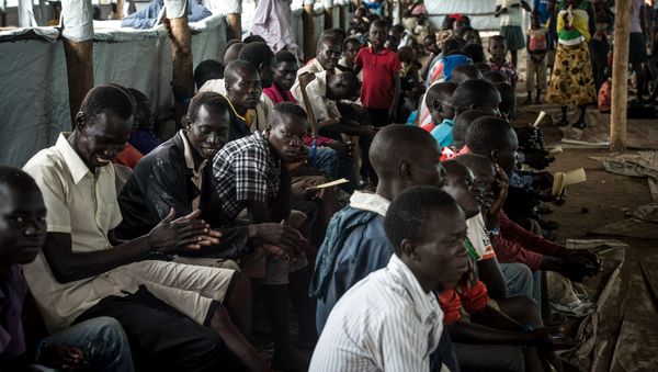 Refugiados sursudaneses en Uganda Refugiados sursudaneses en Uganda - Sputnik Mundo