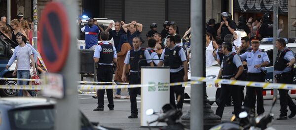 El lugar del atentado del 2017 en Barcelona (archivo) - Sputnik Mundo