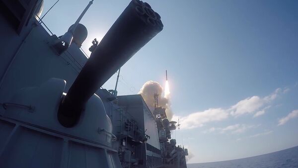 Los misiles de crucero Kalibr en Siria - Sputnik Mundo