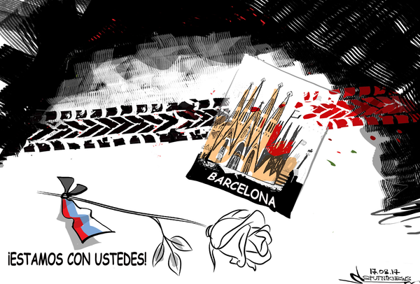 Rusia comparte el dolor de España tras los atentados en Barcelona - Sputnik Mundo