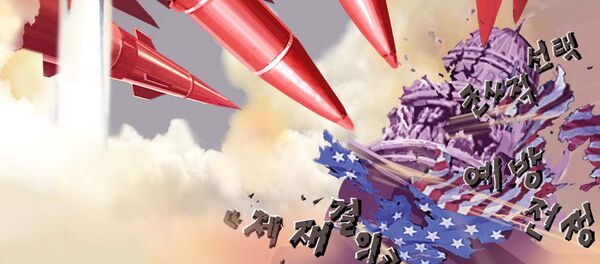 Carteles que amenazan con ataques de misiles contra EEUU - Sputnik Mundo