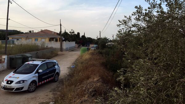 Coche de los Mossos d'Esquadra en la localidad de Alcanar, España - Sputnik Mundo