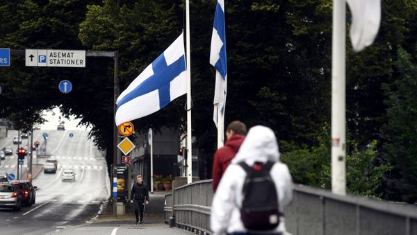 Bandera de Finlandia Bandera de Finlandia - Sputnik Mundo