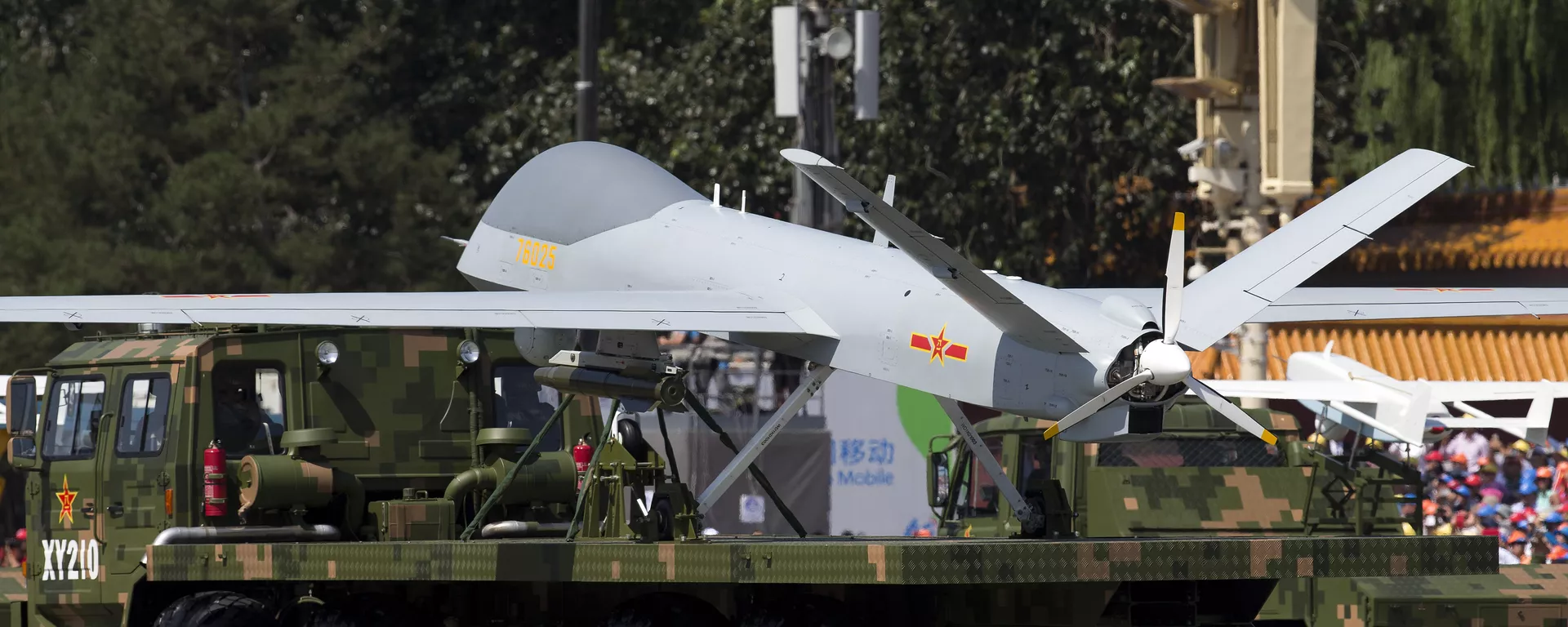 Un dron militar Wing Loong en Pekín - Sputnik Mundo, 1920, 05.06.2023