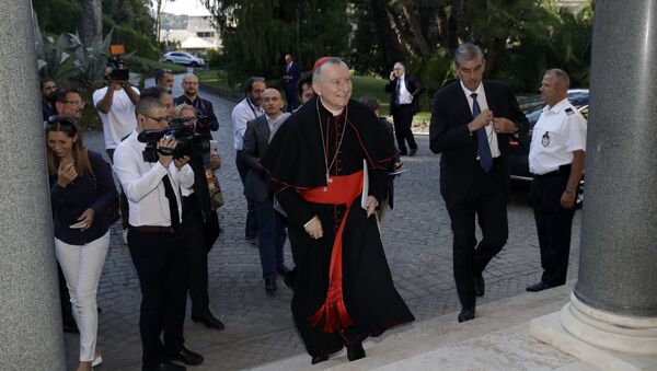 El secretario de Estado del Vaticano, cardenal Pietro Parolin - Sputnik Mundo