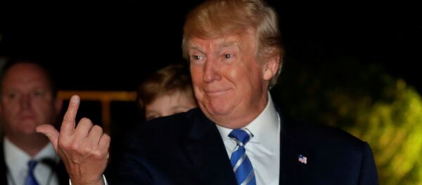 El presidente Donald Trump - Sputnik Mundo