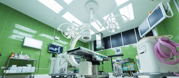 En un hospital  - Sputnik Mundo