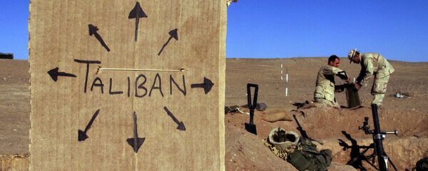 Una cartel Talibán en Afganistán (imagen referencial) Una cartel Talibán en Afganistán (imagen referencial) - Sputnik Mundo
