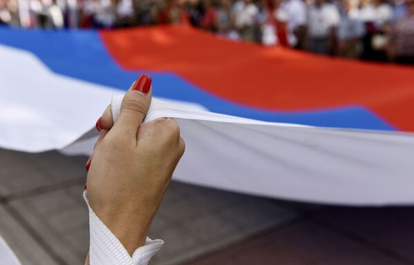 Rusia celebra a lo grande el Día de la Bandera Nacional Rusia celebra a lo grande el Día de la Bandera Nacional - Sputnik Mundo