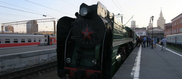 El tren 'Rusia Imperial' en la estación - Sputnik Mundo
